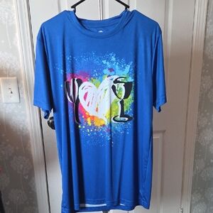 Blue Wegmans Athletic T-Shirt with Classic Logo